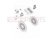 Triumph 2004 DAYTONA 955i 132513 > Front Brake Caliper & Discs