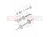 Triumph 1999 LEGEND TT Alternator/Starter Drive Gears