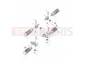 Triumph 2000 LEGEND TT Footrests & Mountings