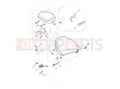 Triumph 2019 BONNEVILLE SPEEDMASTER Seat Assembly & Toolkit