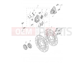 Triumph 2019 BONNEVILLE SPEEDMASTER Front Brake Caliper & Disc