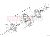 DUCATI 2022 Diavel 1260 FRONT WHEEL