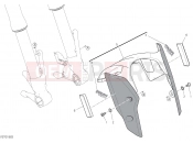 FRONT MUDGUARD - Ducati Hypermotard 950 RVE 2022