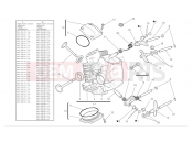 DUCATI 2009 Monster 1100 Horizontal cylinder head