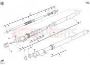 DUCATI 2003 Sporttouring ST4 S ABS FRONT FORK » FRONT SUSPENSION