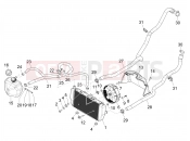 Cooling system - Piaggio MP3 530 HPE RST Exclusive 2022