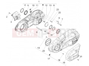 Crankcase cover - Crankcase cooling - Piaggio MP3 530 HPE RST Exclusive 2022