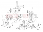 Fork's components (Mingxing) - Piaggio MP3 530 HPE RST Exclusive 2022