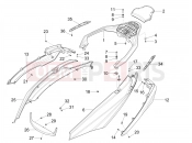 Side cover - Spoiler - Piaggio MP3 530 HPE RST Exclusive 2022