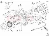 DUCATI Superbike 748 E GENERATOR COVER - WATER PUMP » COOLING SYSTEM
