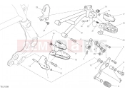 DUCATI 2022 Scrambler Desert Sled FOOTRESTS, LEFT
