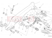 DUCATI 2022 Scrambler 1100 Sport Pro FOOTRESTS, LEFT