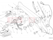 DUCATI 2022 Scrambler 1100 Dark Pro FOOTRESTS, RIGHT