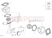 DUCATI 2023 Hypermotard 950 SP CYLINDERS - PISTONS