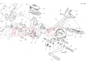 DUCATI 2023 Hypermotard 950 RVE FOOTRESTS, LEFT