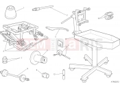 DUCATI 2023 Hypermotard 950 WORKSHOP SERVICE TOOLS (FRAME)