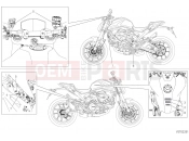 DUCATI 2023 Monster Plus POSITIONING PLATES [XST:JPN]