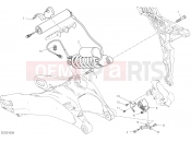 DUCATI 2023 Multistrada V2 S Travel REAR SHOCK ABSORBER