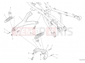 DUCATI 2023 Panigale V2 Bayliss REAR FOOTREST