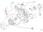 DUCATI 2023 XDiavel S GENERATOR COVER