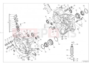 DUCATI 2016 Multistrada 1200 Enduro HALF-CRANKCASES PAIR [MOD:MS1200E]