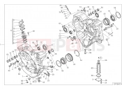 DUCATI 2019 Multistrada 1260 HALF-CRANKCASES PAIR [MOD:MS1260]