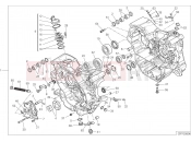 DUCATI Hypermotard 950 HALF-CRANKCASES PAIR [MOD:HYM 950]