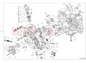 DUCATI 2022 Scrambler 1100 Dark Pro HALF-CRANKCASES PAIR