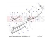 ENGINE | ENGINE, EXHAUST ASM. - N21MSA00/MSB00 (INTL ONLY) (201005C) - Indian SCOUT 1200 ALL OPTIONS (R02) - N21MSA00/MSB00 2021