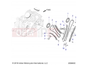 INDIAN CHALLENGER STANDARD (R02) (N22LCBRR) ENGINE | ENGINE, CAM CHAIN and SPROCKETS - N22LCBRR ALL OPTIONS (200683C)