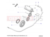 INDIAN ROADMASTER ELITE ALL OPTIONS (R04) (N20TREBB) ENGINE | ENGINE, STARTER MOTOR - N20TREBB ALL OPTIONS (200602C)