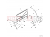 Polaris 2021 BRUTUS PRO XD 2000D (R02) (D21BBPD4B4) CHASSIS | CHASSIS, CAB FRAME - D21BBPD4B4 (C700423)