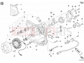DUCATI Superbike 998 S Bayliss GENERATOR COVER - WATER PUMP » COOLING SYSTEM