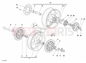 DUCATI 2002 Monster S4 WHEELS » FRONT WHEEL