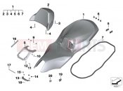 BMW Motorrad BMW 2019 C models C 650 GT 16 (0C05, 0C15) ENCH SEAT