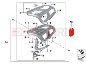 BMW Motorrad BMW 2019 C models C 650 GT 16 (0C05, 0C15) UGGAGE GRID 2