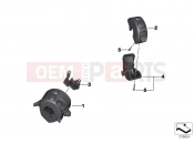 BMW Motorrad BMW 2019 C models C 650 GT 16 (0C05, 0C15) OMBINATION SWITCH AT HANDLEBAR