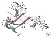 BMW Motorrad BMW 2019 C models C 650 GT 16 (0C05, 0C15) AIN FRAME