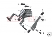 BMW Motorrad BMW 2019 C models C 650 GT 16 (0C05, 0C15) RACKET, IGNITION AND STEERING LOCK