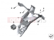 BMW Motorrad BMW 2019 C models C 650 GT 16 (0C05, 0C15) ICENSE PLATE HOLDER
