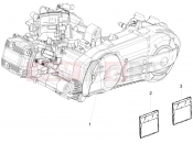 gilera 2015 Fuoco 500 LT Engine, assembly