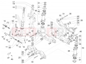 gilera 2015 Fuoco 500 LT Fork/steering tube - Steering bearing unit