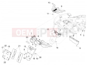 gilera 2015 Fuoco 500 LT Rear cover - Splash guard