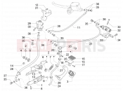 gilera 2016 Fuoco 500 LT Control pedals - Levers