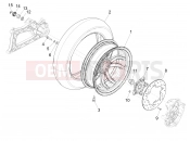 gilera 2016 Fuoco 500 LT Rear wheel