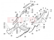 gilera 2016 Fuoco 500 LT Side cover - Spoiler