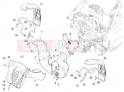 gilera 2016 Fuoco 500 LT Wheel huosing - Mudguard