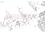DUCATI Diavel V4 Footrests, right