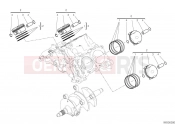 DUCATI Diavel V4 Cylinders and pistons