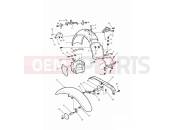 TRIUMPH THUNDERBIRD Mudguards/Chainguard/Battery Box  » 71698